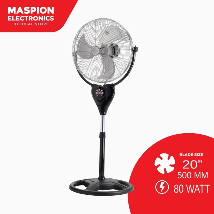 Maspion Kipas Angin Power Fan 20Inch PW 2001 RC 2001RC Remote (Gosend)