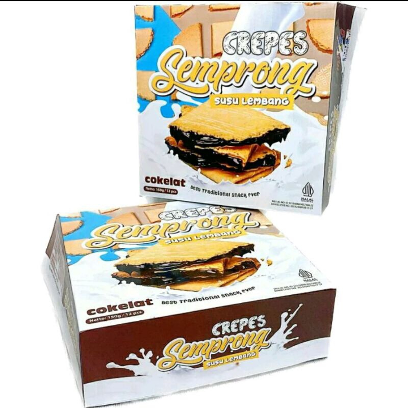 

Crepes Semprong Cheese Susu Lembang