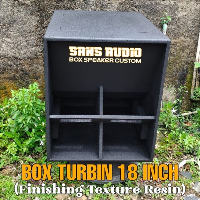 Box speaker turbin 18 inch finishing