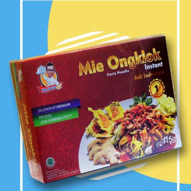 Mie Ongklok Instant &quot;Mas Desta&quot; Premium 115 Gr