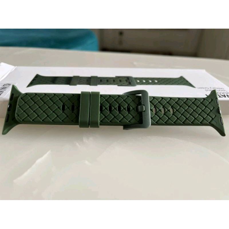 Strap Apple Watch Silicone Braided Texture Wristband Compatible Apple Watch Series 1/2/3/4/5/SE/6/7/8/Ultra