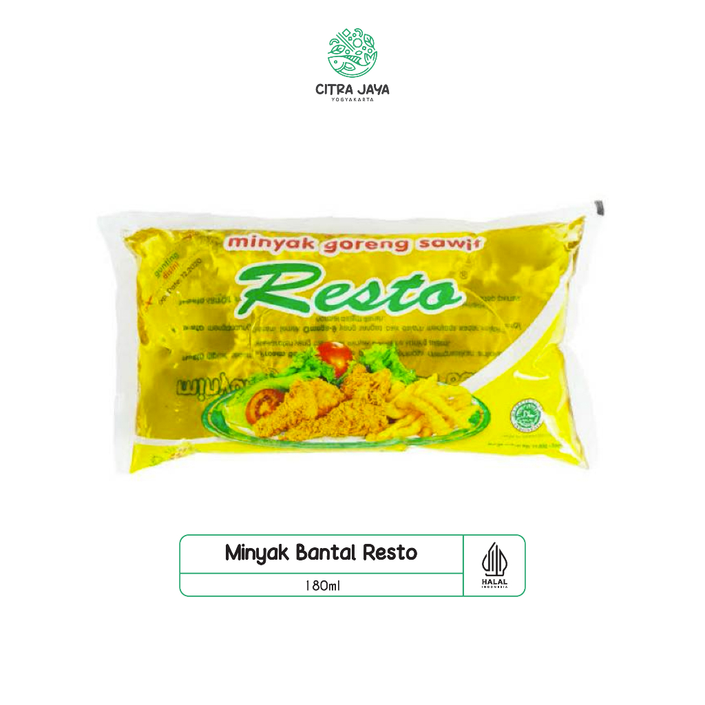 

Minyak Goreng Bantal Resto 180ml - Citra Jaya Yogyakarta