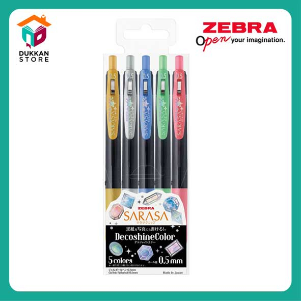 Pulpen Sarasa Decoshine - Pulpen Zebra Sarasa Deco Shine #zebra