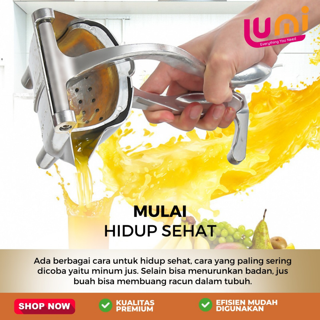 ALAT PERASAN BUAH MANUAL HAND PRESSURE JUICER PRES / ALAT PEMERAS JERUK