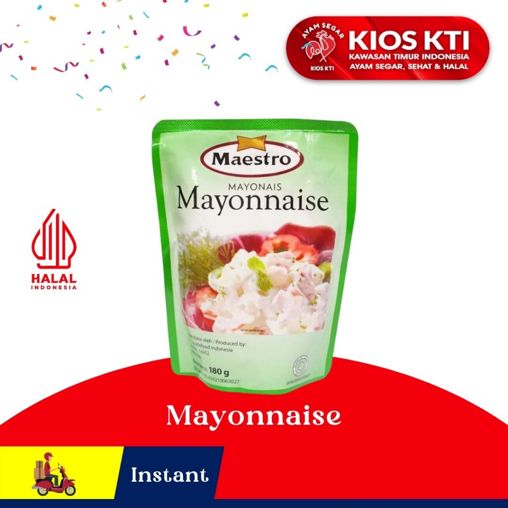 

Maestro Mayonnaise Pouch 180 gr