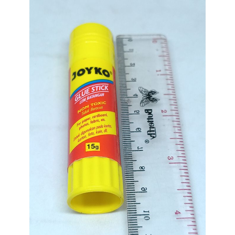 LEM STIK GLUE STICK PUTAR PUTIH KECIL SEDANG BESAR MEREK JOYKO GS09 GS15 GS25 1 PCS