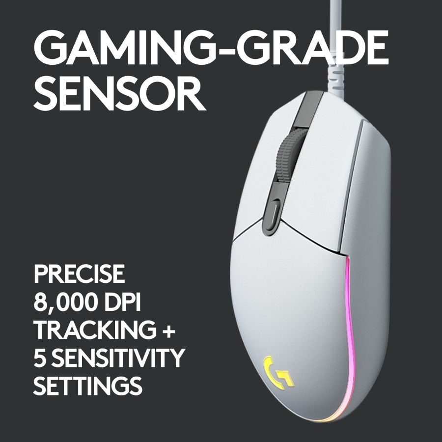 Logitech G203 LightSync Gaming Mouse - Garansi Resmi