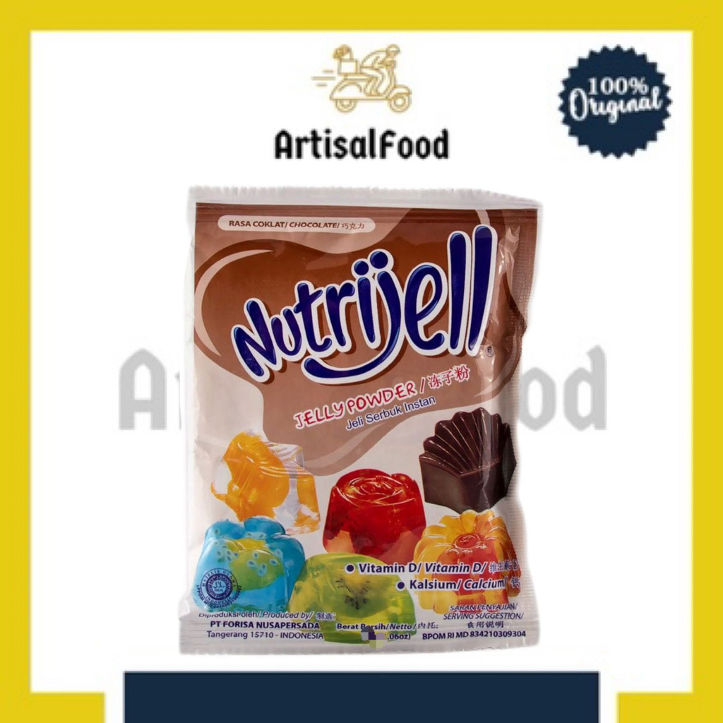 

nutrijell JELLY BESAR RASA COKLAT 30gr ORI