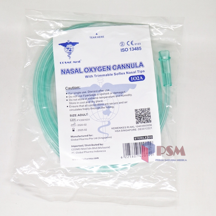 Nasal Oxygen Cannula Neonate / Selang Kanul Oksigen Bayi / Selang O2 Cosmomed