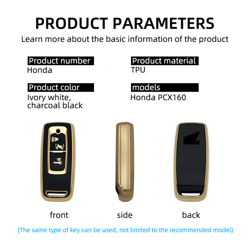 Sepeda Motor TPU Case Penutup Kunci untuk Honda  TPU Case Penutup Kunci untuk Honda PCX PCX-160 PCX160 ADV160 ADV150 ADV 150 160 Sepeda Motor Skuter Remote Aksesoris