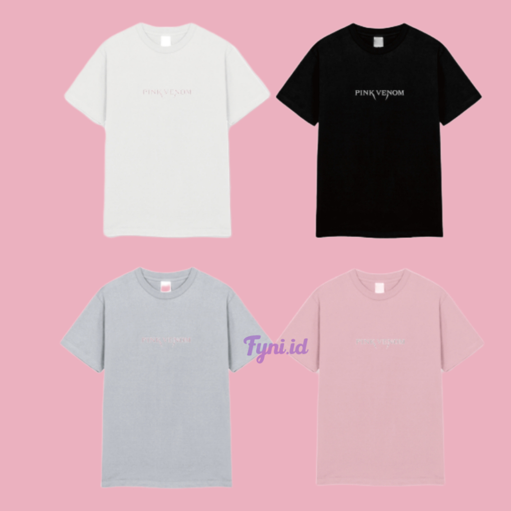 KAOS PINK VENOM BLACKPINK - KATUN COMBED - SIZE S-5XL