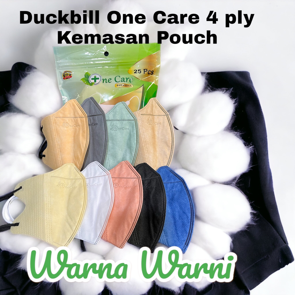 Masker Duckbill Ne Care 4 Ply Embos Kemasan Poiuch