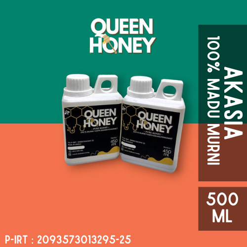 

MADU MURNI QUEEN HONEY - 100% madu murni raw honey - 500ml dan 250ml