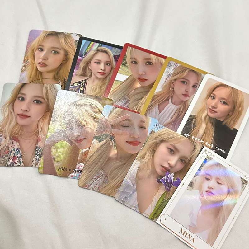 TWICE MINA MORE & MORE PHOTOCARD