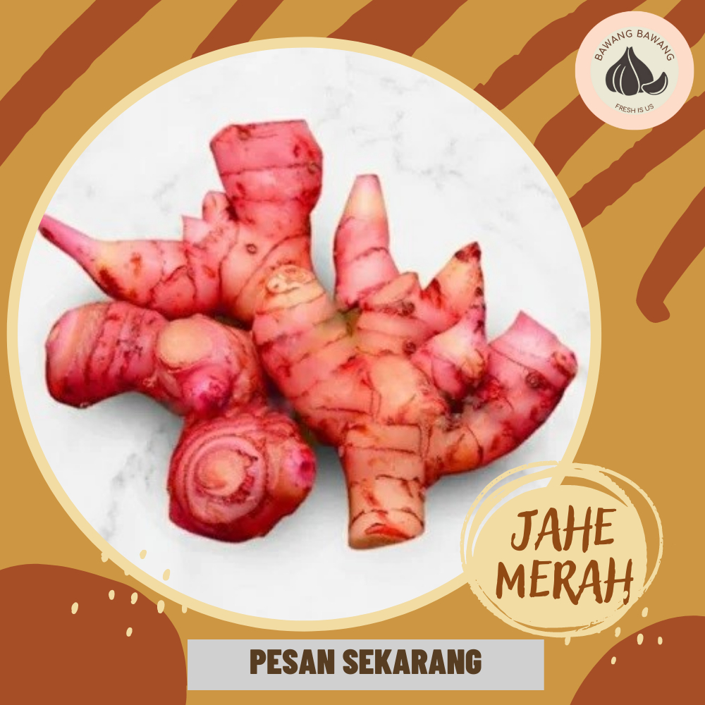 Jahe Merah 100 Gr &amp; 250 Gr