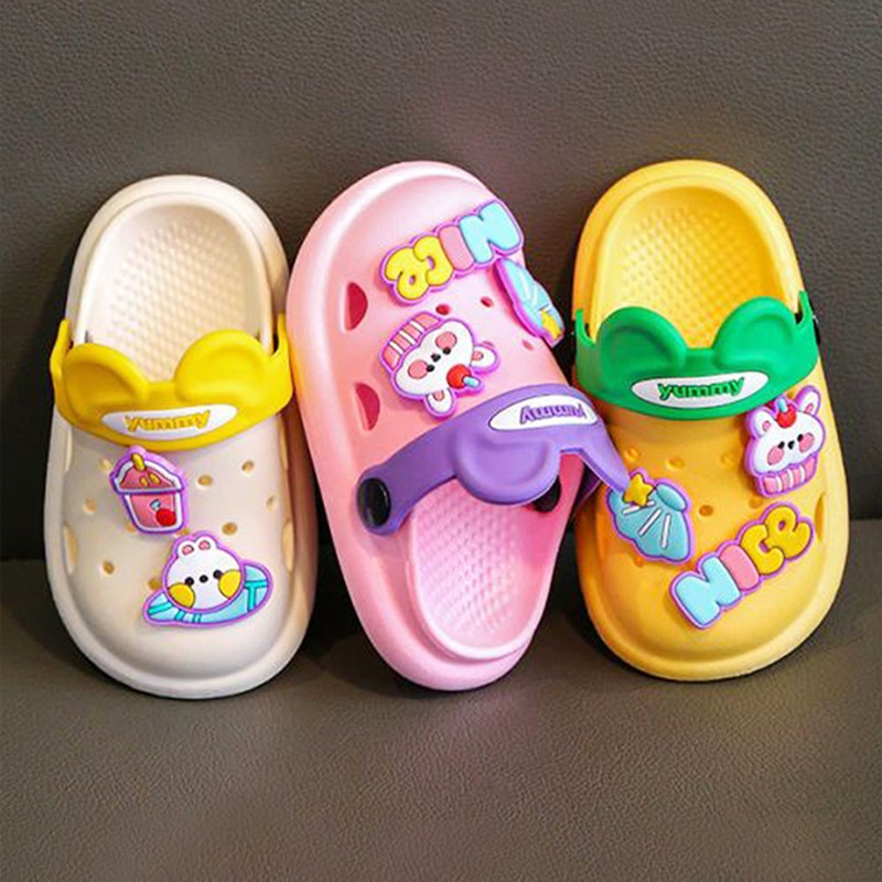 SH2143N GLORYKIDZ Sendal balita baim bapao sendal pao pao anak sendal anak kartun import bahan karet empuk anti slip