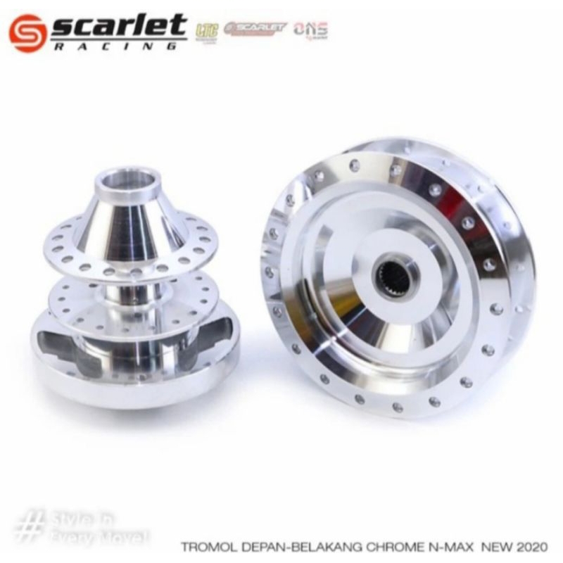 TROMOL DEPAN BELAKANG NMAX 2020 NEW SCARLET RACING