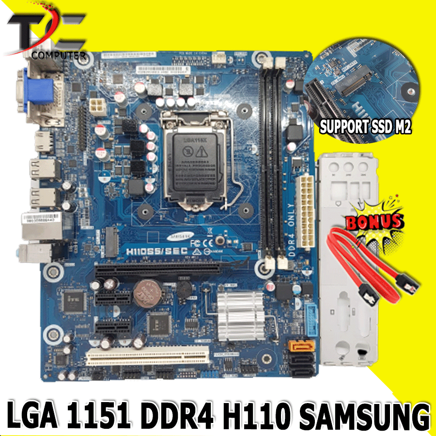 MOBO H110 DDR4 MAINBOARD LGA 1151 MOTHERBOARD INTEL