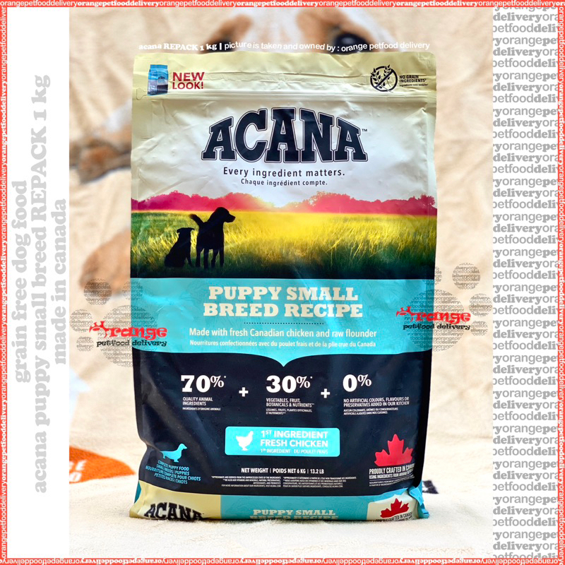 acana PUPPY small breed REPACK 1 kg - makanan anjing grain free dog food