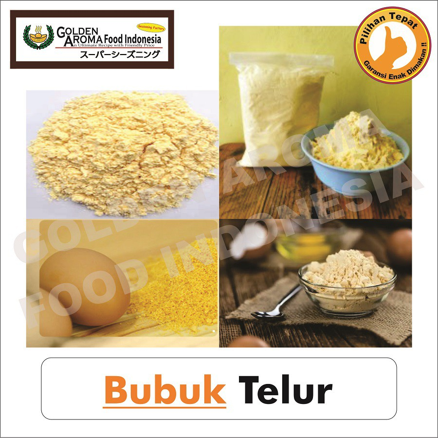 Bubuk Telur Murni 50gr Telur Kuning Putih Telor Bubuk Eg Powder Whole Egg White Yolk Tepung Kuning