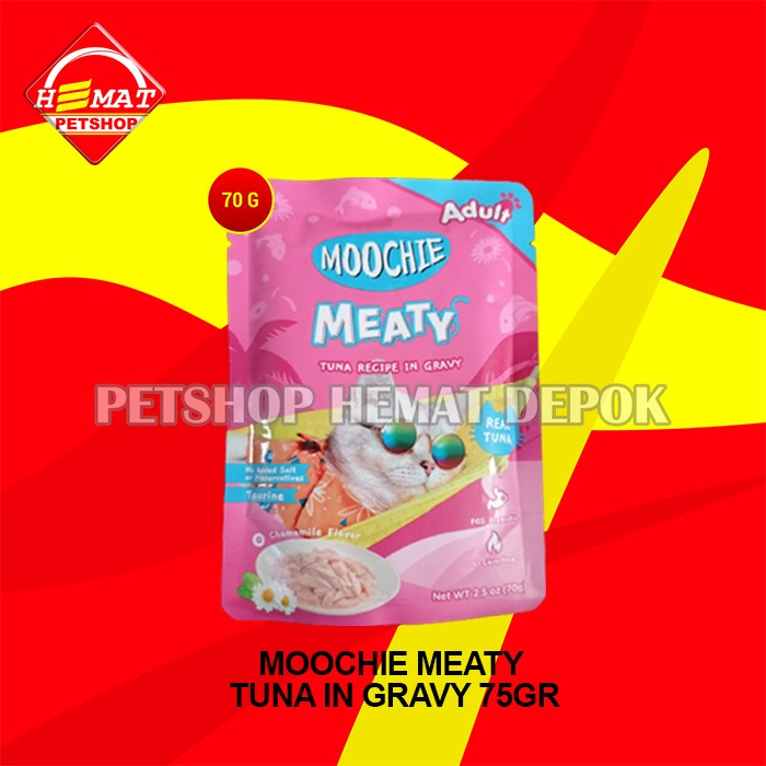 Makanan Basah Kucing Moochie Wet Food Pouch Sachet 70 Gram