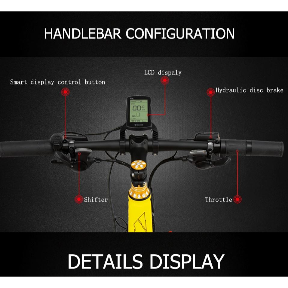 Lankeleisi Sepeda Listrik Lipat Fat Bike Tire 26x4 Inch 48V 10Ah - XT750 Plus