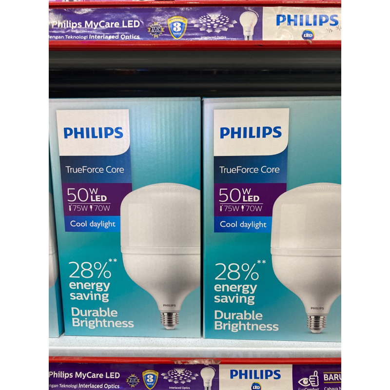 Philips Lampu Led / Lampu Tforce T force Core 30W 40W 50W Watt E27 6500K Cool Daylight