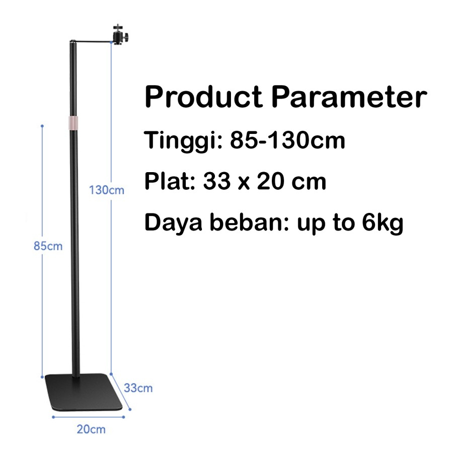 TRIPOD PROYEKTOR | STANDING TRIPOD PROYEKTOR | TIANG BRACKET PROYEKTOR 360 DERAJAT MAX TINGGI 130cm L26 dan L22