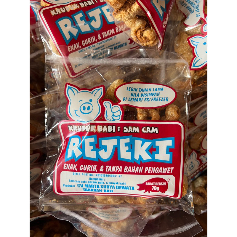 

KRUPUK BABI REJEKI SAMCAN