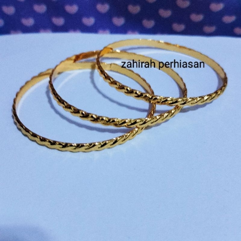 3 pcs gelang keroncong koin lama 88