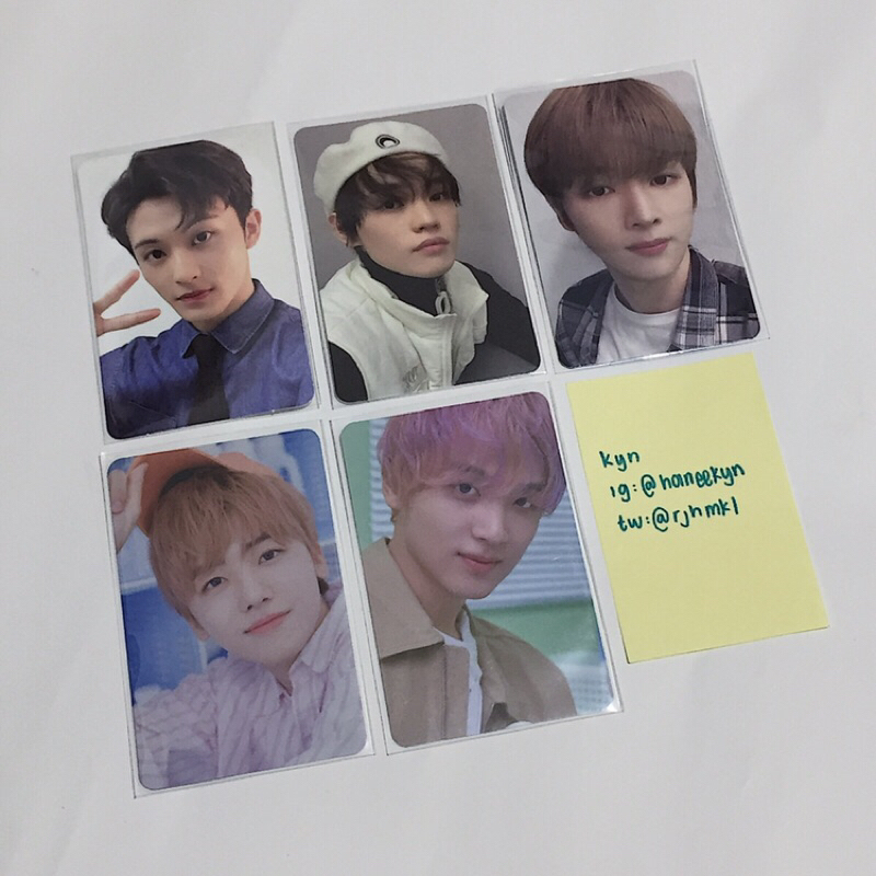 mark chenle sungchan jaemin haechan photocard pc ar fanmeeting nct 127 smini candy binder nct home t