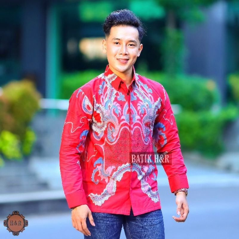 Baju Batik Lengan panjang Baju Batik lengan pendek Batik Solo Baju Batik Batik Premium Batik Original Batik Modern Batik H&amp;R Katun