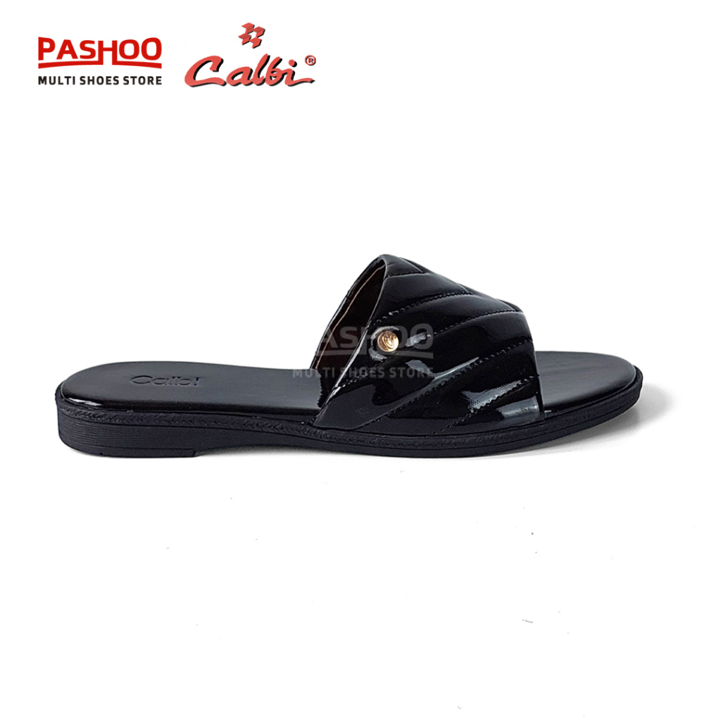 CALBI KA 340 HITAM Sandal Wanita Selop Casual Original
