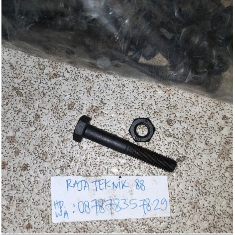 baut mur baja m6x40 / baut + mur baja m6x40 / baut baja m6x40 + mur / baut baja m6 x 40 + mur