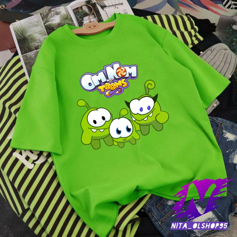 baju anak kaos anak om nom toons