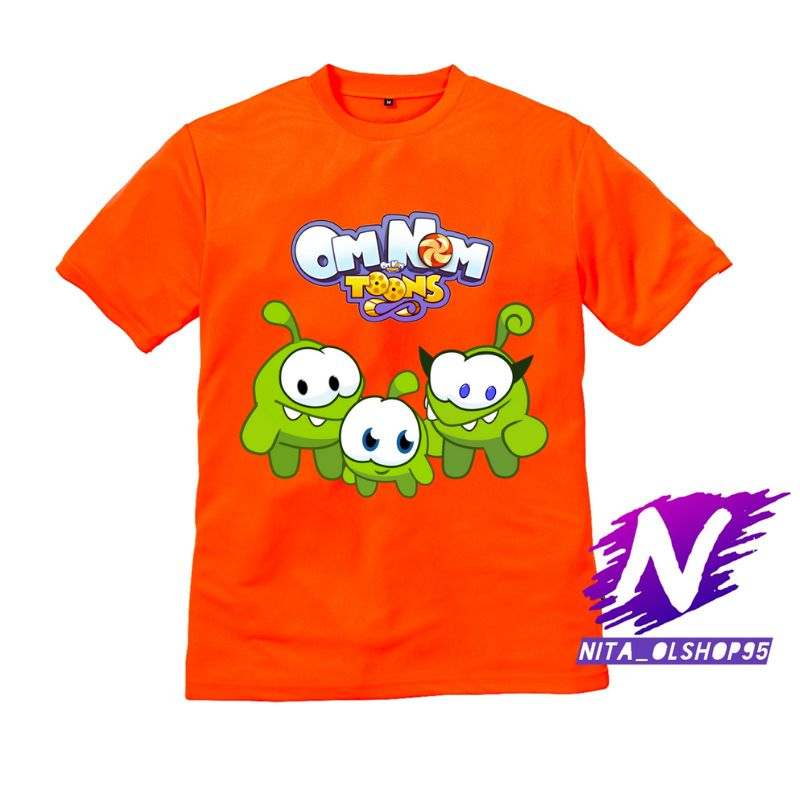 baju anak kaos anak om nom toons