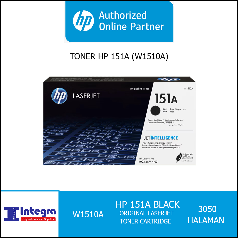 Toner HP 151A | 151 A Black Original ( W151A ) Printer HP M4003DN