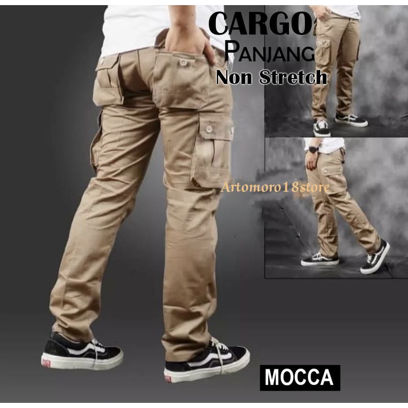 [BISA COD] ORIGINAL Celana Cargo Panjang Pria Dewasa Kimpol Size 27-38