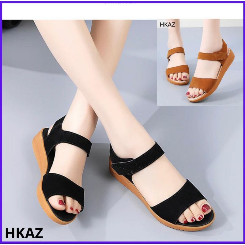 Sandal wanita simpel menawan (Hkaz)