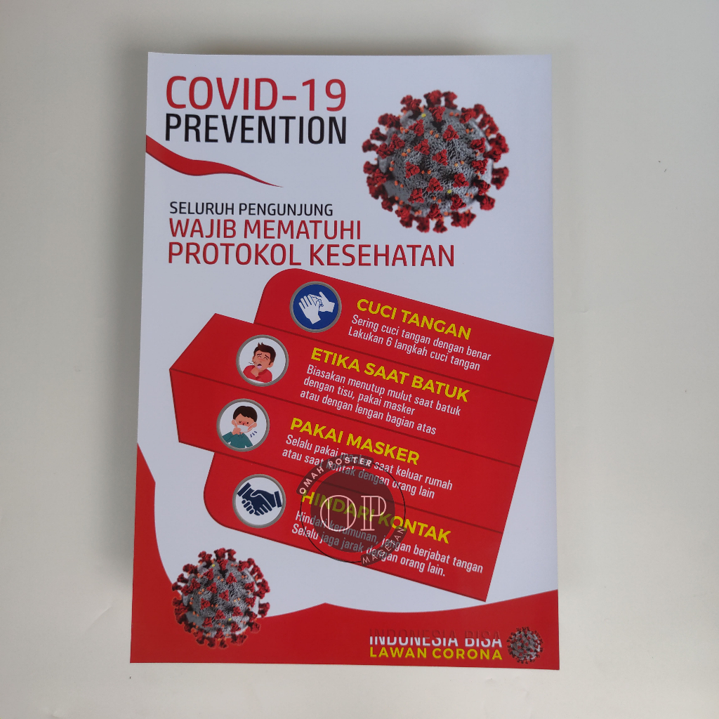 Poster Covid Prevention - Poster Covid-19 - New normal