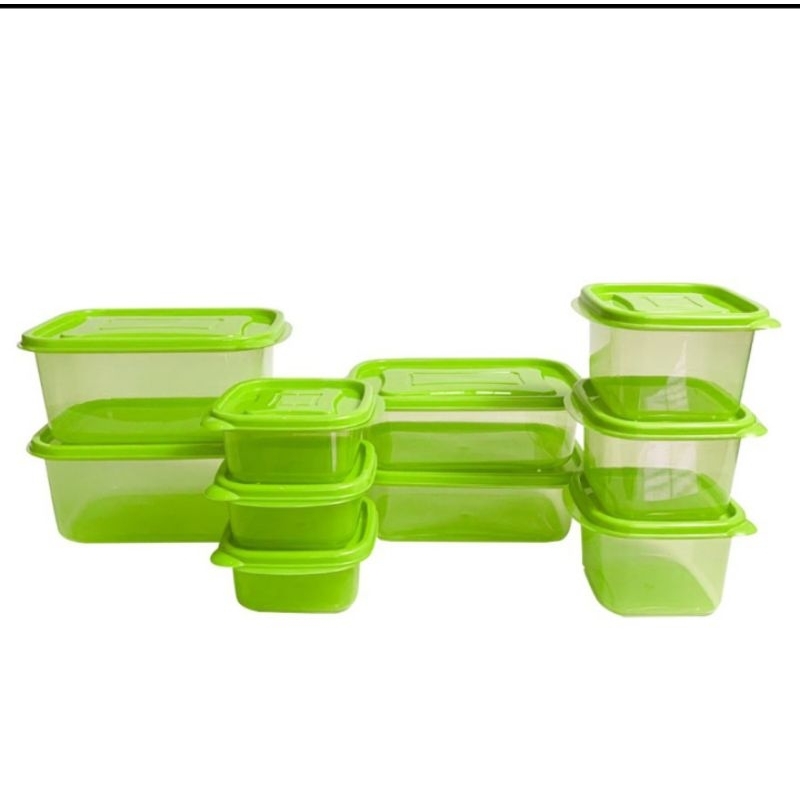 Tempat Makan Calista Oita Set 10 Pcs/Toples plastik/food container oita calista