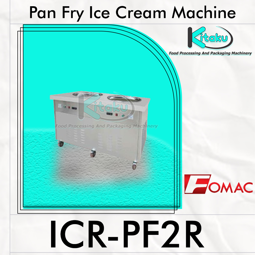 Mesin Es Cream Gulung/Goreng ICR-PF2R Fomac