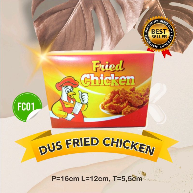 

Box Fried Chicken motif isi 50/Dus fried chicken/kerdus fried chicken/Box ayam goreng/kemasan fried chicken