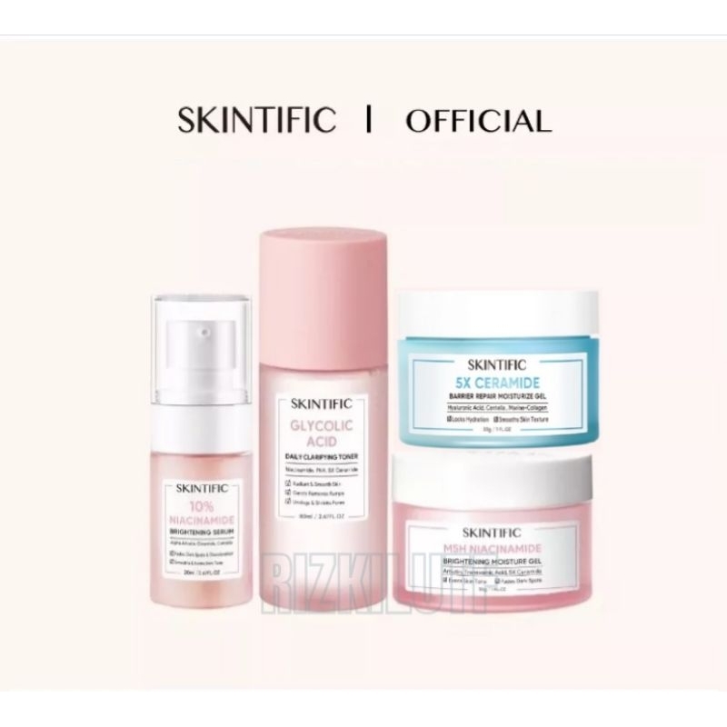 SKINTIFIC - 5X Ceramide / 10% Niacinamide Serum / Glycolid Acid