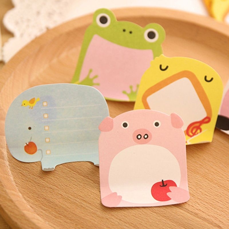 

[ BLCKSWANS ] PP08 BALIKPAPAN BISA COD DAN INSTANT ANIMAL CUTE POST IT STICKY NOTES NOTE MEMO CATATAN REMINDER PENGINGAT PEMBATAS BUKU BOOKS