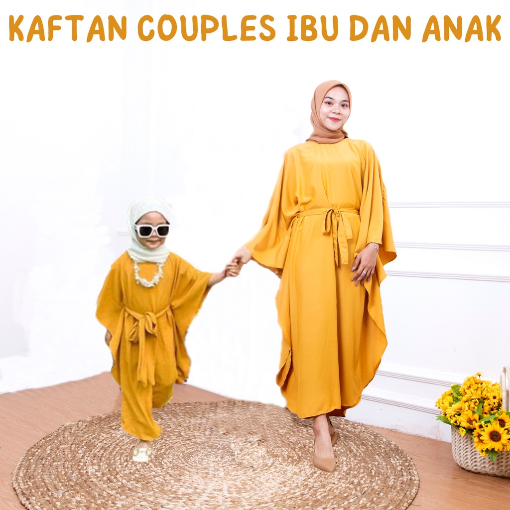 VS - ALILA KAFTAN ANAK &amp; IBU /dress couple ibu dan anak usia 2-8 tahun bahan airflow