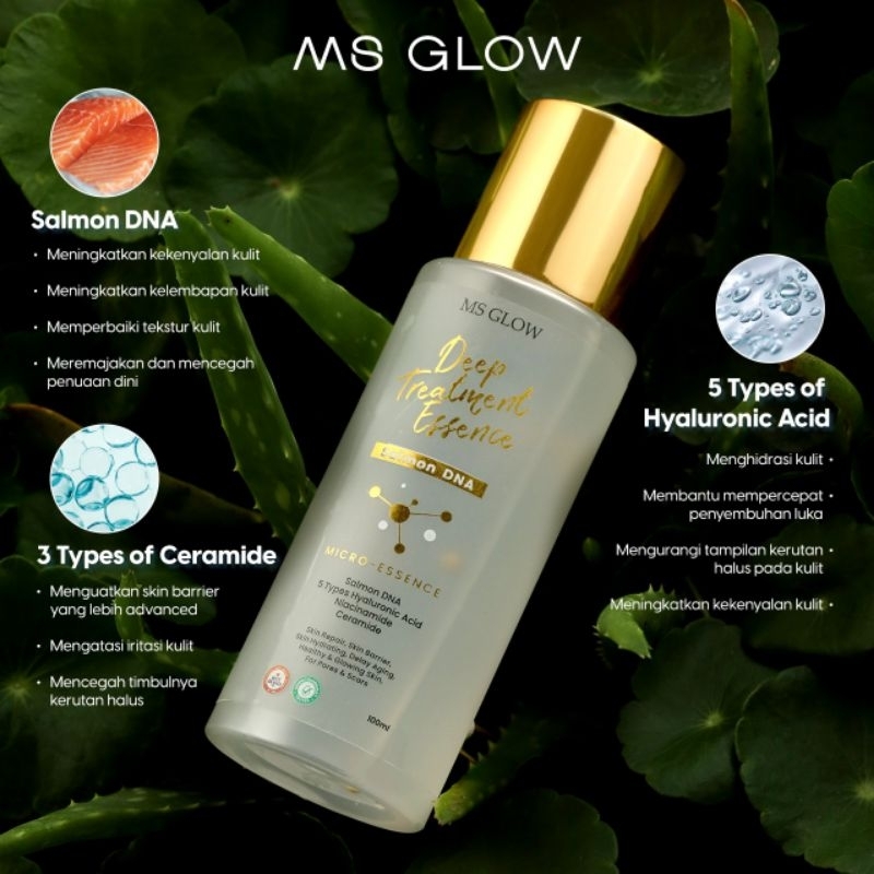 MS GLOW - DEEP TREATMENT ESSENCE SALMON DNA - 100 ML