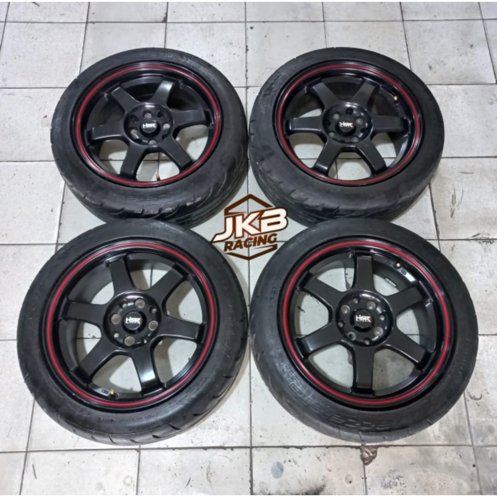 Velg Mobil Bekas Ring 16 Hsr Tokyo & Ban 195 50 R16 Accelera 651 Sport, Buat Yaris Jazz Brio Vios Ca