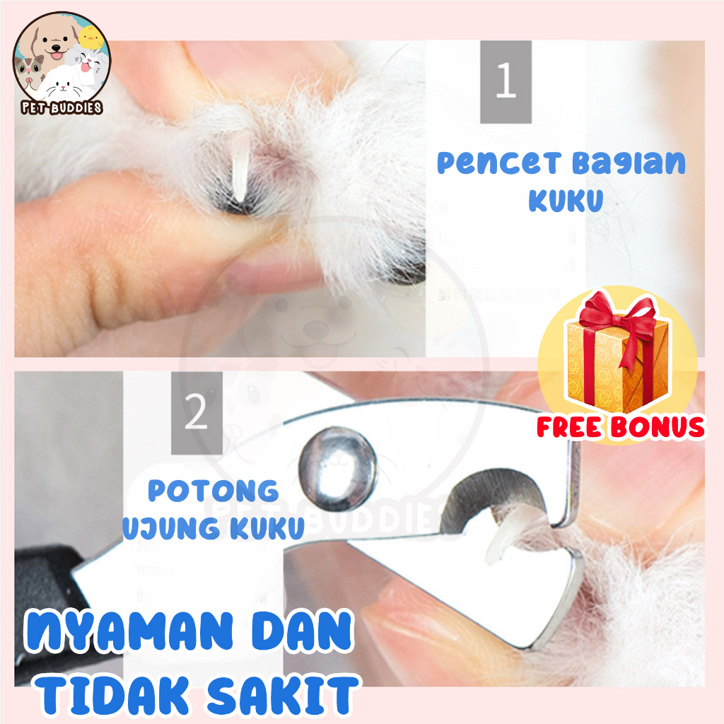 Gunting Kuku Hewan Kucing/Anjing Pet Nail Clipper