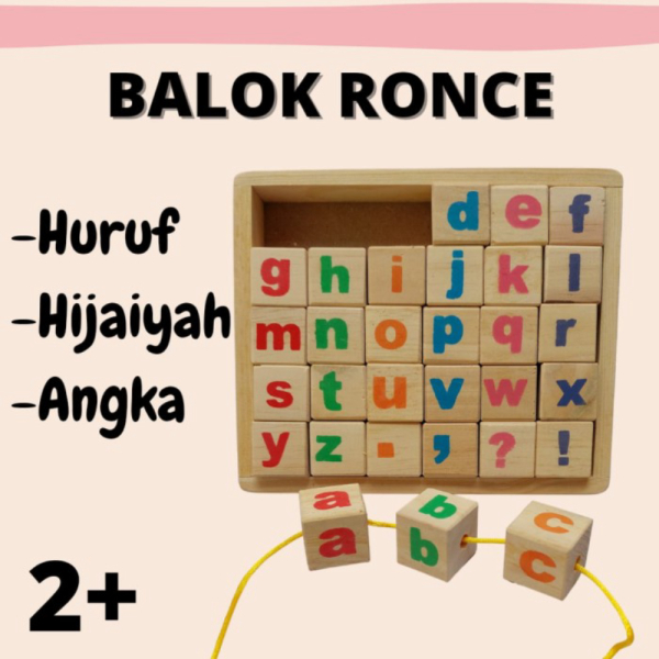 

BALOK ANGKA Berkualitas EDUKASI HURUF BALITA HIJAIYAH MAINAN RONCE Unik ANAK